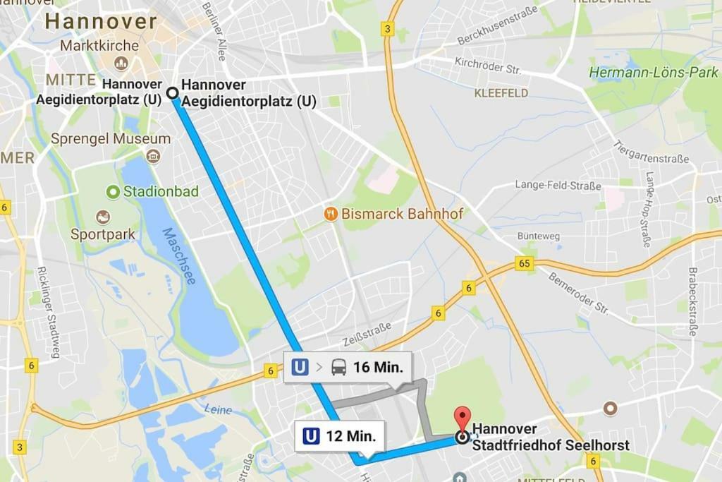 Privatzimmer An Der Messe Hanower Zewnętrze zdjęcie